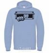 Men`s hoodie Kukusiki sky-blue фото