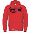 Men`s hoodie Kukusiki bright-red фото