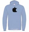 Men`s hoodie Pumpkin sky-blue фото