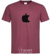 Men's T-Shirt Pumpkin burgundy фото