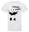 Men's T-Shirt GANGSTA PANDA White фото