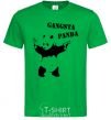 Men's T-Shirt GANGSTA PANDA kelly-green фото