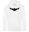 Men`s hoodie BAT black White фото