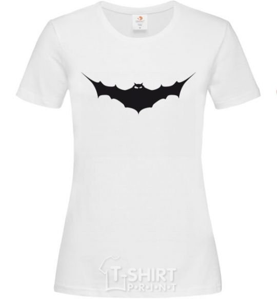 Women's T-shirt BAT black White фото