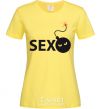 Women's T-shirt SEXBOMB cornsilk фото
