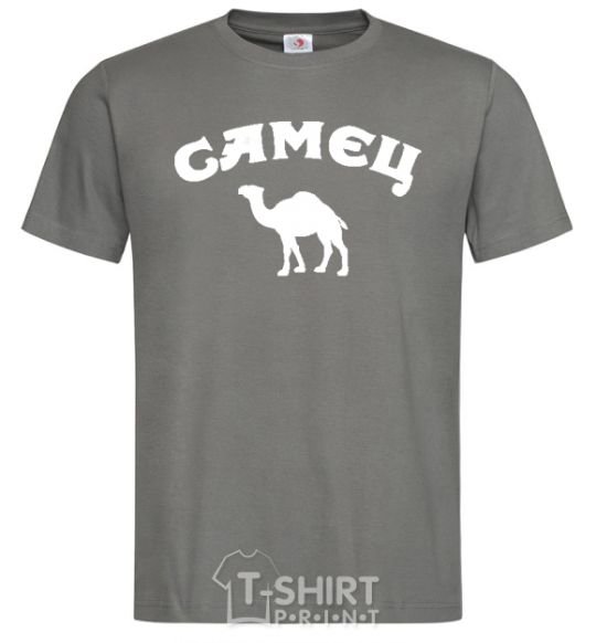 Men's T-Shirt Male dark-grey фото
