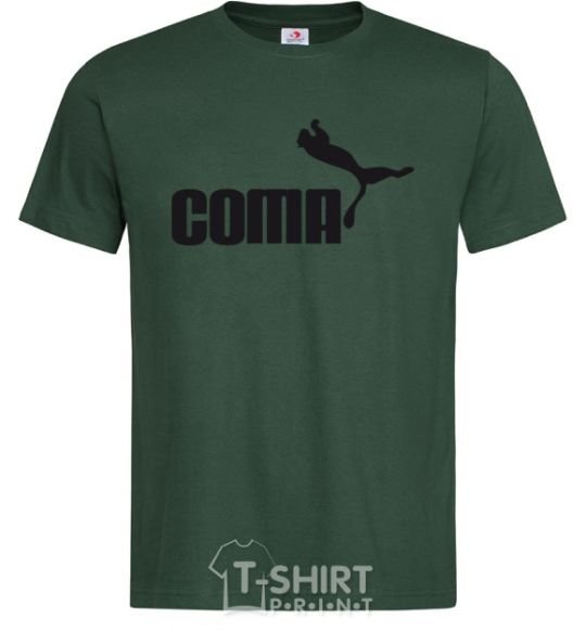 Мужская футболка COMA Темно-зеленый фото