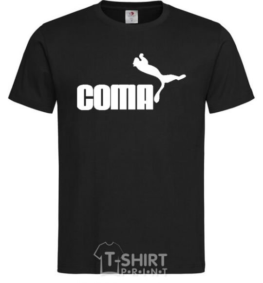 Men's T-Shirt COMA black фото