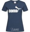Women's T-shirt COMA navy-blue фото