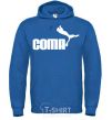 Men`s hoodie COMA royal фото