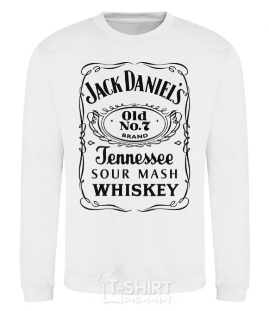 Свитшот JACK DANIEL'S black Белый фото