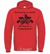 Men`s hoodie GOOD BOYS GO TO HEAVEN bright-red фото