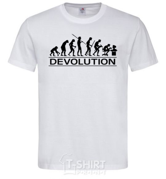 Men's T-Shirt DEVOLUTION White фото