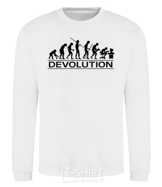 Sweatshirt DEVOLUTION White фото