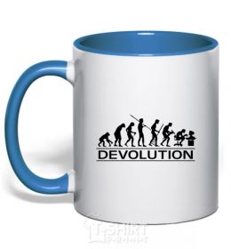 Mug with a colored handle