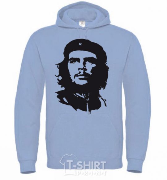 Men`s hoodie CHE GEVARA sky-blue фото