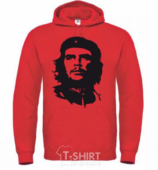 Men`s hoodie CHE GEVARA bright-red фото