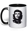 Mug with a colored handle CHE GEVARA black фото