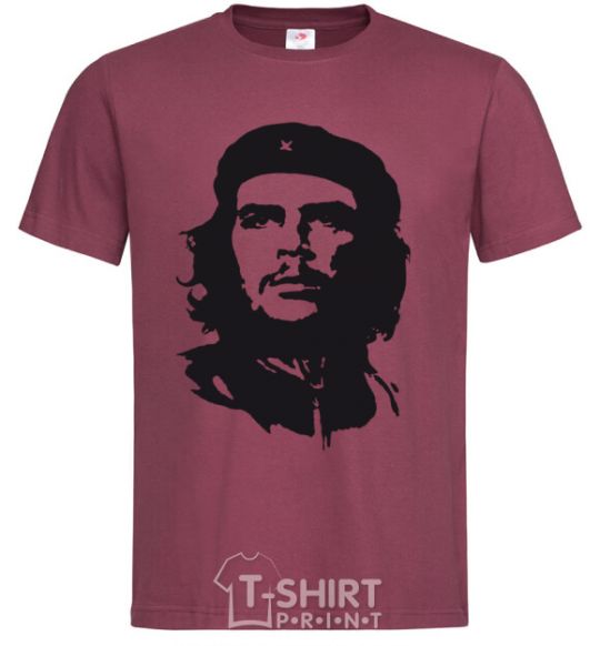 Men's T-Shirt CHE GEVARA burgundy фото