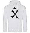 Men`s hoodie HJ sport-grey фото