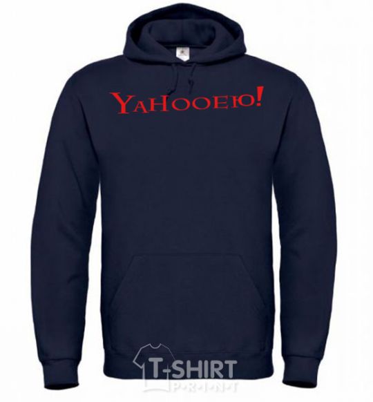 Men`s hoodie YAHOOЕЮ navy-blue фото