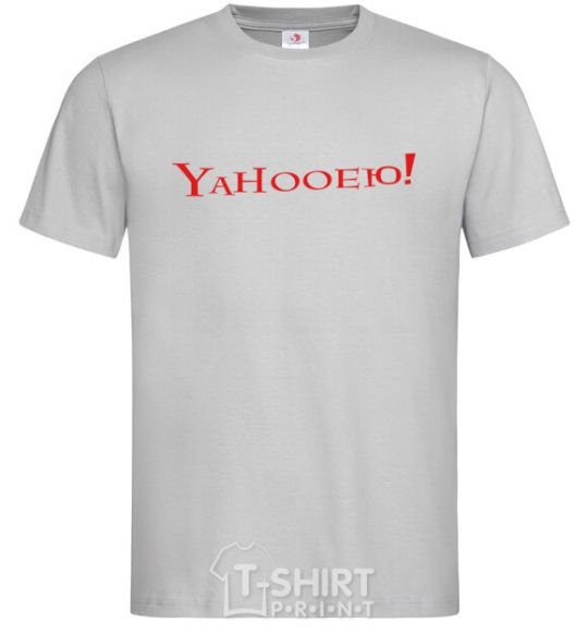 Men's T-Shirt YAHOOЕЮ grey фото