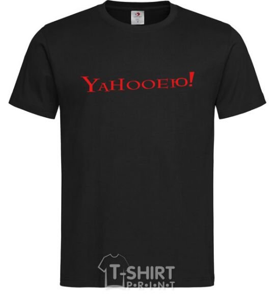 Men's T-Shirt YAHOOЕЮ black фото