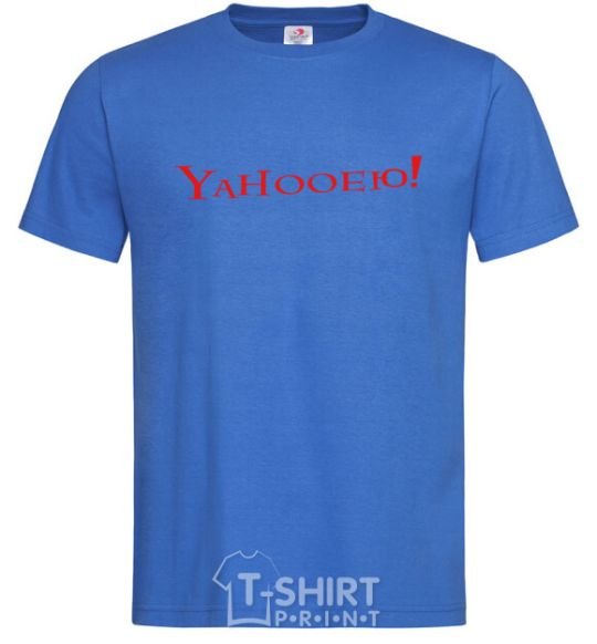 Men's T-Shirt YAHOOЕЮ royal-blue фото