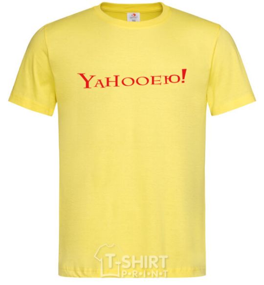 Men's T-Shirt YAHOOЕЮ cornsilk фото