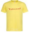 Men's T-Shirt YAHOOЕЮ cornsilk фото