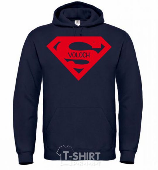 Men`s hoodie SVOLOCH navy-blue фото