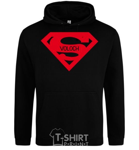 Men`s hoodie SVOLOCH black фото