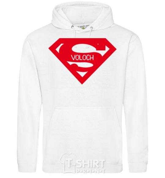 Men`s hoodie SVOLOCH White фото