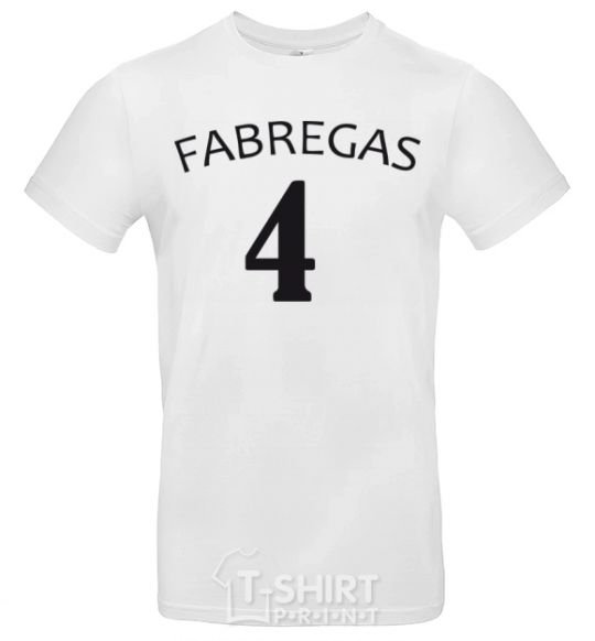 Men's T-Shirt FABREGAS 4 White фото