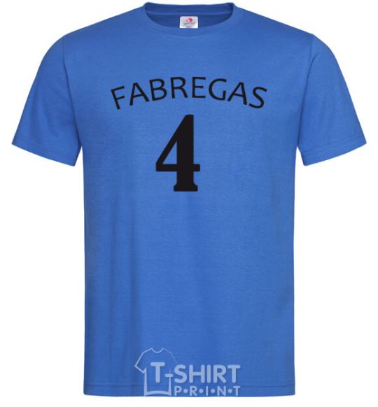 Men's T-Shirt FABREGAS 4 royal-blue фото