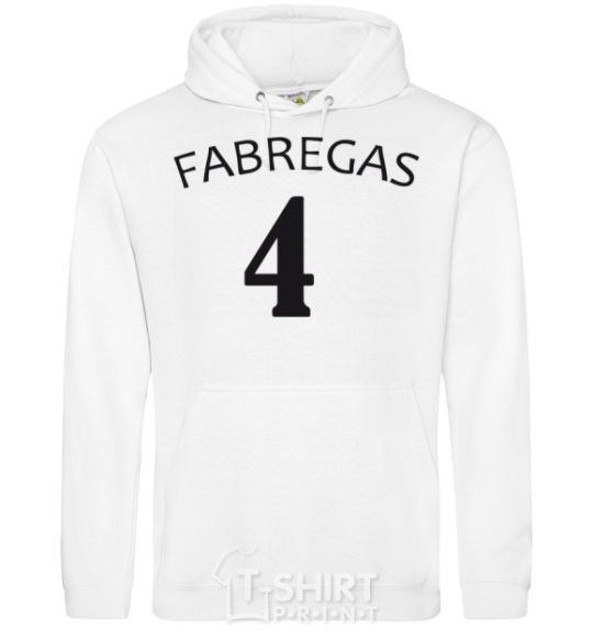 Men`s hoodie FABREGAS 4 White фото