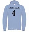 Men`s hoodie FABREGAS 4 sky-blue фото