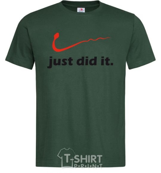 Men's T-Shirt JUST DID IT Original bottle-green фото