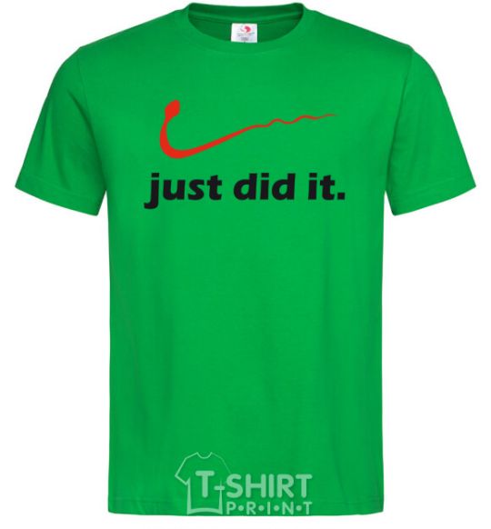 Men's T-Shirt JUST DID IT Original kelly-green фото