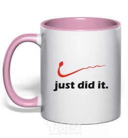 Mug with a colored handle