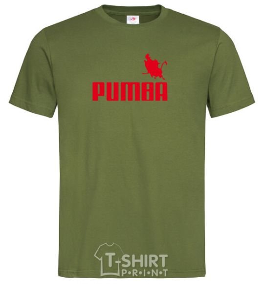 Men's T-Shirt PUMBA millennial-khaki фото