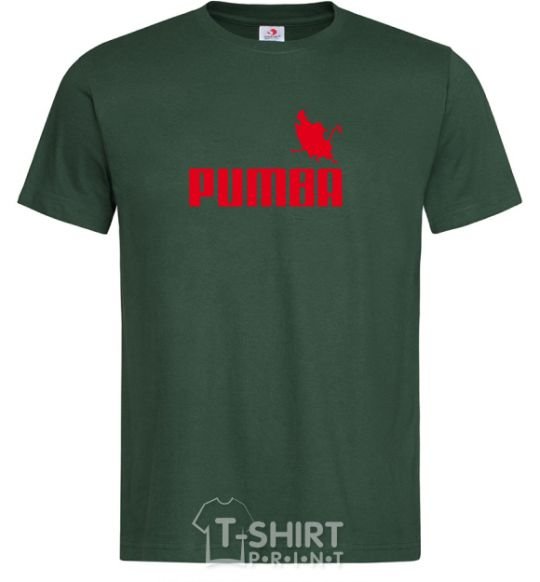 Men's T-Shirt PUMBA bottle-green фото