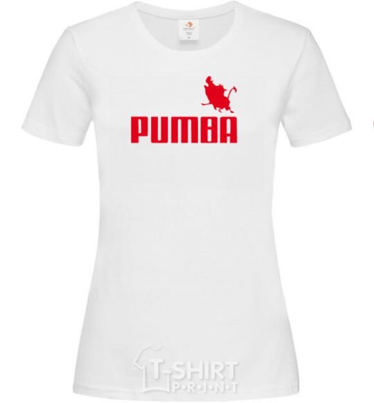 Women's T-shirt PUMBA White фото