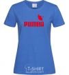 Women's T-shirt PUMBA royal-blue фото