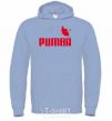 Men`s hoodie PUMBA sky-blue фото