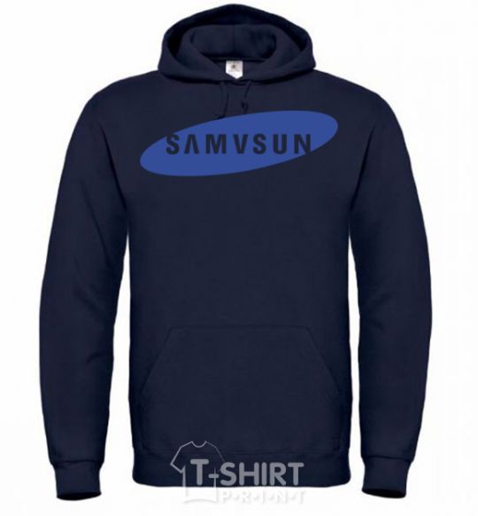 Men`s hoodie SAMVSUN navy-blue фото