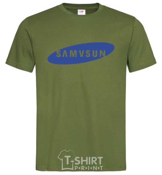 Men's T-Shirt SAMVSUN millennial-khaki фото