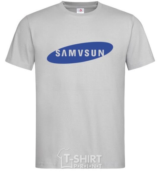 Men's T-Shirt SAMVSUN grey фото