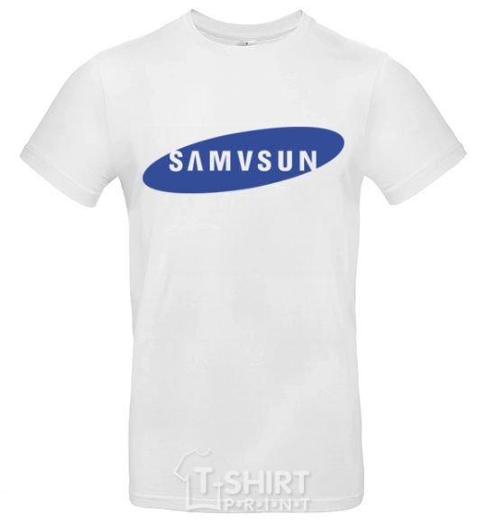 Men's T-Shirt SAMVSUN White фото