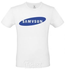 Men's T-Shirt SAMVSUN White фото